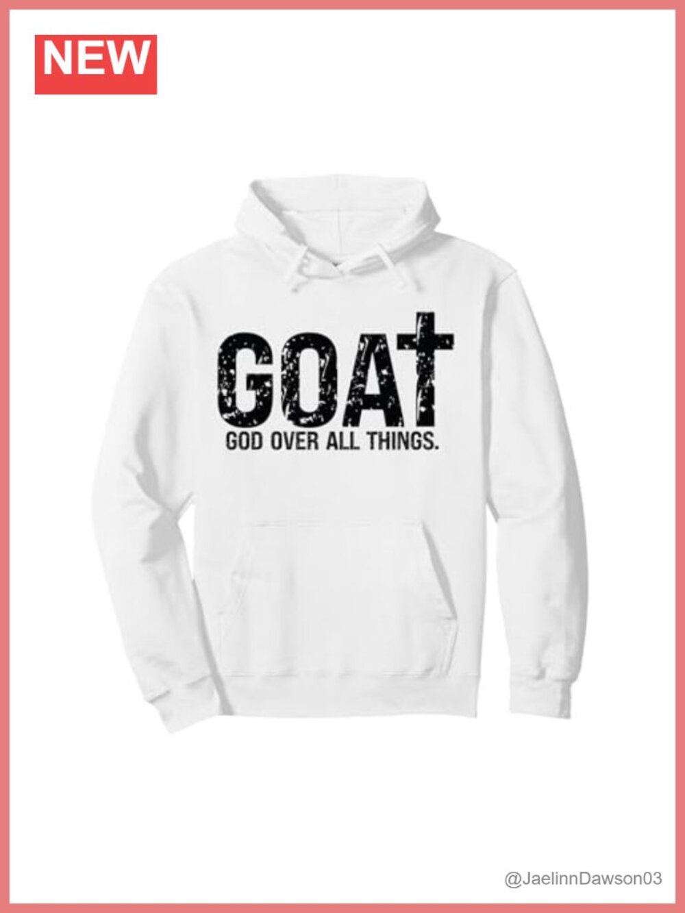 God Over All Things Christian Faith Bible Verse Religious Hoodie